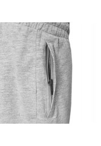 Męskie Krótkie Spodenki Dresowe (Szorty) - Pako Jeans - Popielate. Kolor: szary. Materiał: bawełna, wiskoza. Długość: krótkie. Sezon: lato. Styl: sportowy #4