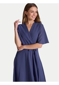 Swing Sukienka koktajlowa 5AI10200 Niebieski Regular Fit. Kolor: niebieski. Materiał: syntetyk. Styl: wizytowy #5