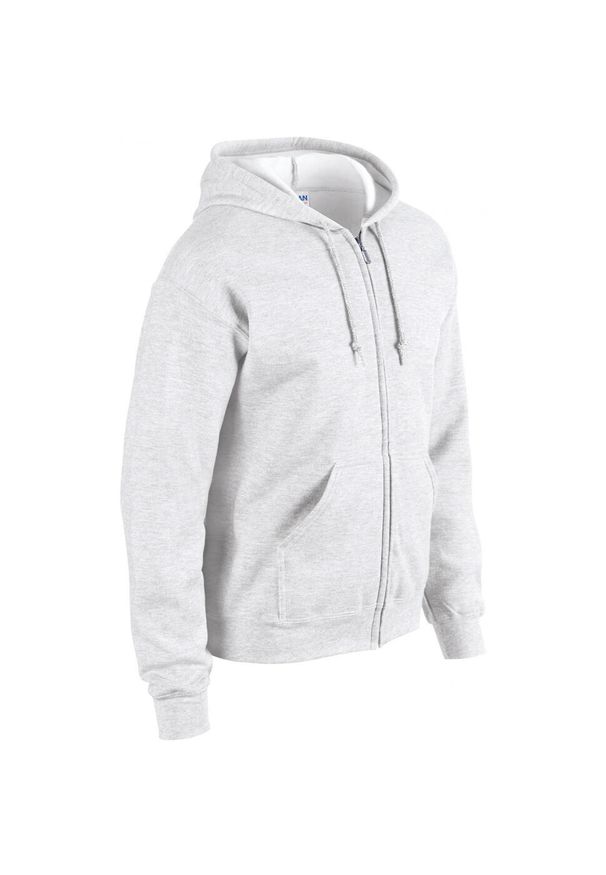 GILDAN - Sweatshirt zapinany na zamek błyskawiczny Gildan Heavy Blend ®. Typ kołnierza: kaptur. Kolor: szary