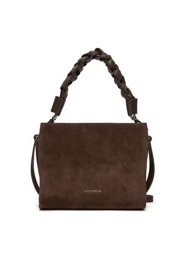 Coccinelle Torebka P6P Boheme Suede Bimaterial E1 P6P 58 01 01 Brązowy. Kolor: brązowy. Materiał: skórzane, zamszowe