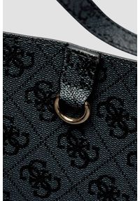 Guess - GUESS Szara damska shopperka Brenton. Kolor: szary. Materiał: skórzane. Styl: elegancki, casual #12