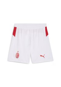 Puma - Męskie szorty AC Milan 25/26 PUMA White. Kolor: biały. Materiał: tkanina. Sport: piłka nożna