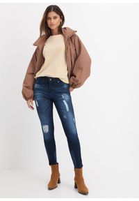 bonprix - Dżinsy SKINNY ze stretchem, mid waist. Kolor: niebieski #2