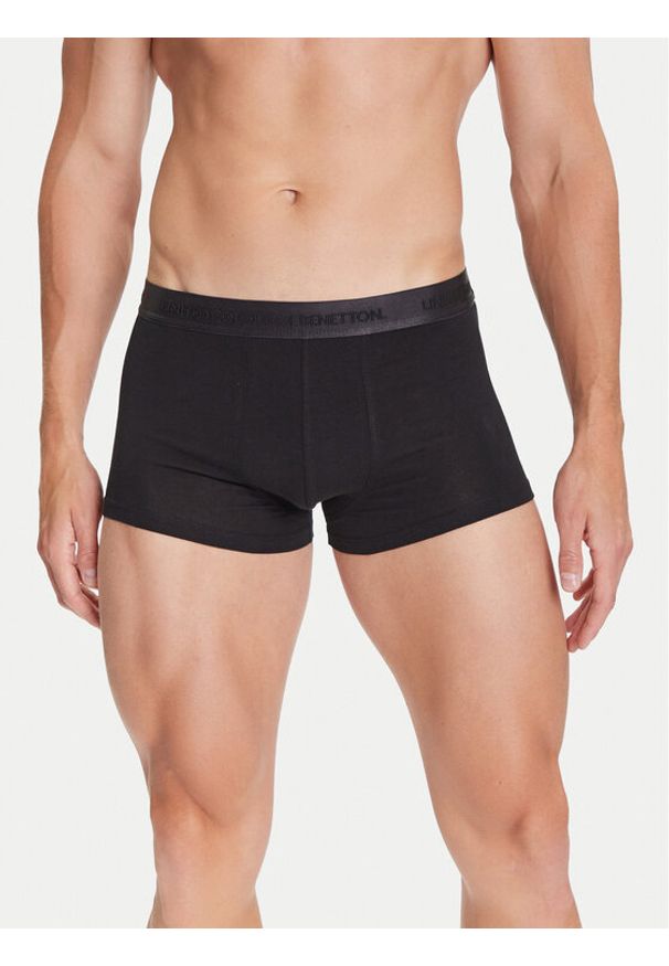 United Colors of Benetton - United Colors Of Benetton Komplet bokserek 3OP82X01E Czarny. Kolor: czarny. Materiał: bawełna