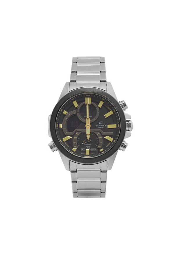 Casio Zegarek Edefice ECB-30DB-1A9EF Srebrny. Kolor: srebrny