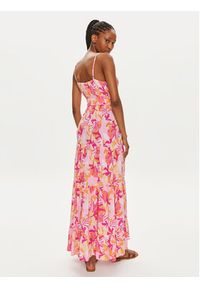 YAS Sukienka letnia Tropia 26033844 Kolorowy Regular Fit. Materiał: wiskoza. Wzór: kolorowy. Sezon: lato