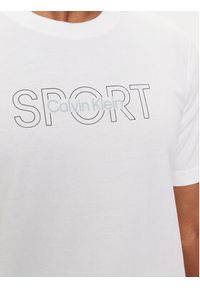 Calvin Klein Performance T-Shirt Graphic 00GMS4K169 Biały Regular Fit. Kolor: biały. Materiał: bawełna #4