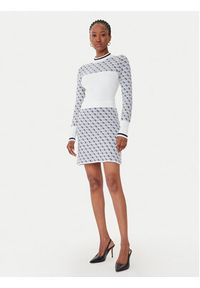 Guess Sweter W5BR24 Z3JD2 Écru Slim Fit. Materiał: syntetyk #3