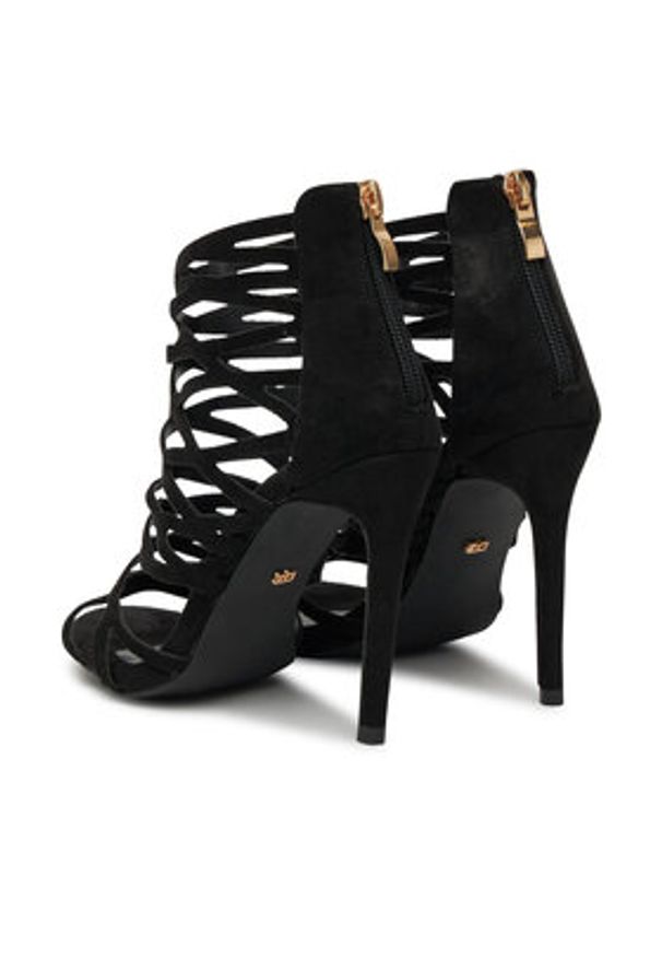 DeeZee Sandały YUCHR972-S-YD1 Czarny. Kolor: czarny. Materiał: materiał