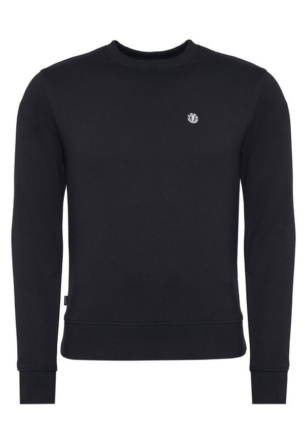 Element Bluza Icon Embroidery CR ELYFT00197 Czarny Regular Fit. Kolor: czarny. Materiał: bawełna
