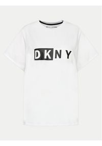 DKNY Sport T-Shirt DPPT5894 Biały Regular Fit. Kolor: biały. Styl: sportowy #1