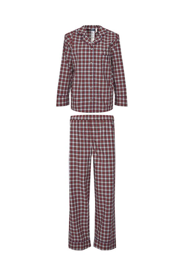 Polo Ralph Lauren Piżama 4P0429 Bordowy Relaxed Fit. Kolor: czerwony. Materiał: bawełna