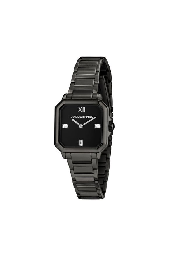 Karl Lagerfeld - KARL LAGERFELD Zegarek R0553102504 Czarny. Kolor: czarny
