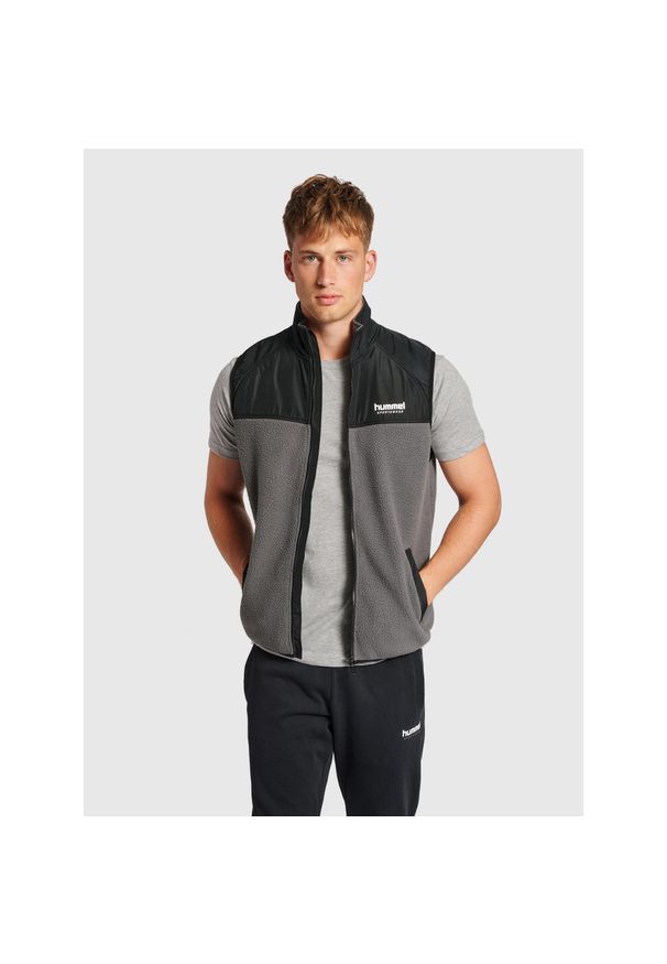 Kamizelka polarowa bez rękawów Hummel GC Charley. Kolor: wielokolorowy, niebieski, czarny. Materiał: polar. Długość rękawa: bez rękawów