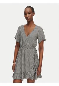 Roxy Sukienka codzienna Zenith Wrap ERJWD03876 Czarny Regular Fit. Okazja: na co dzień. Kolor: czarny. Materiał: wiskoza. Typ sukienki: proste. Styl: casual #1