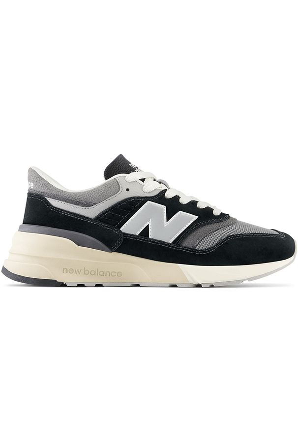 Buty unisex New Balance U997RHC – czarne. Okazja: na co dzień. Kolor: czarny. Materiał: guma, materiał, skóra, syntetyk. Szerokość cholewki: normalna