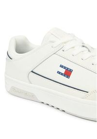 Tommy Jeans Sneakersy Basket EM0EM01792 Biały. Kolor: biały. Materiał: skóra #2