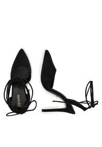 DeeZee Szpilki AB-1439-1 Czarny. Kolor: czarny. Materiał: materiał. Obcas: na szpilce #7