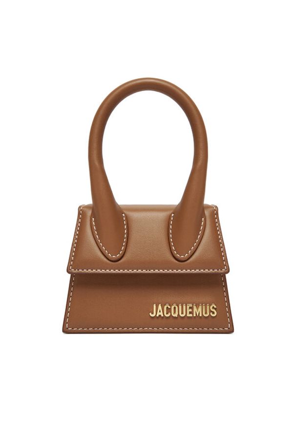 JACQUEMUS Torebka Le Chiquito 22H213BA001-3072 Brązowy. Kolor: brązowy. Materiał: skórzane