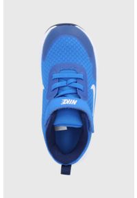 Nike Kids Buty. Nosek buta: okrągły. Zapięcie: rzepy. Kolor: niebieski. Materiał: guma #5
