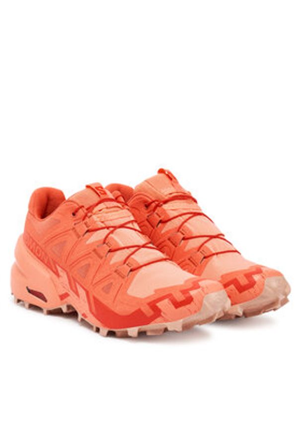 salomon - Salomon Buty do biegania Speedcross 6 L47766200 Pomarańczowy. Kolor: pomarańczowy. Materiał: materiał. Model: Salomon Speedcross