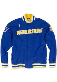 Mitchell & Ness - Kurtka Golden State Warriors nba authentic. Kolor: niebieski. Sport: koszykówka #1
