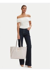 Guess Torebka Victtoria HWPD95 14290 Kremowy. Kolor: kremowy. Materiał: skórzane #1