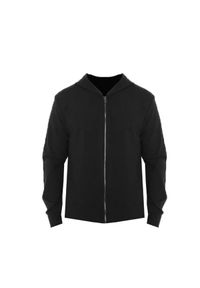 La Haine Inside Us Bluza | 3M M1166 | Mężczyzna | Czarny. Okazja: na co dzień. Typ kołnierza: kaptur. Kolor: czarny. Materiał: wiskoza, elastan. Wzór: aplikacja. Styl: casual, elegancki #3