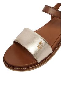 U.S. Polo Assn. Sandały EO-ADELI001W/6L1 Złoty. Kolor: złoty. Materiał: skóra #8