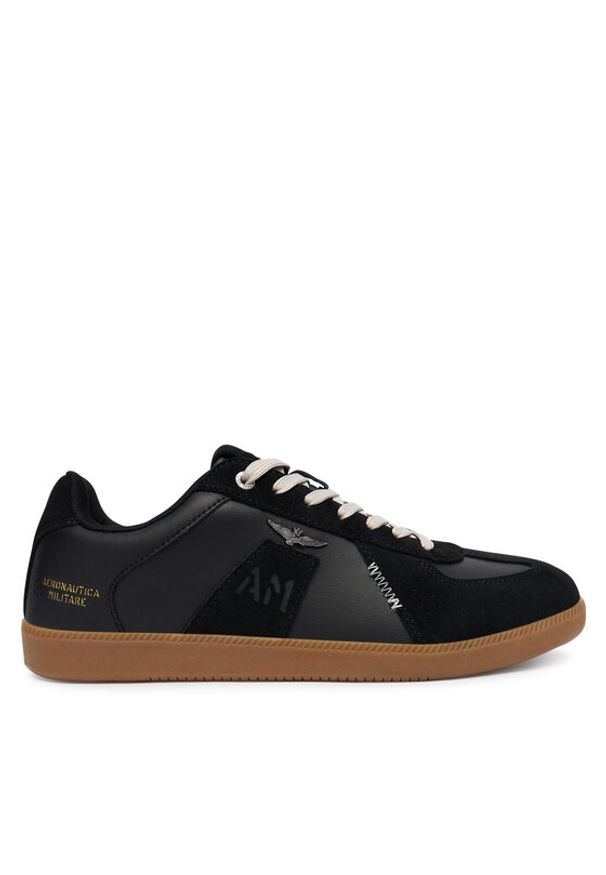 Aeronautica Militare Sneakersy 252SC0315UPL00244 Czarny. Kolor: czarny. Materiał: skóra