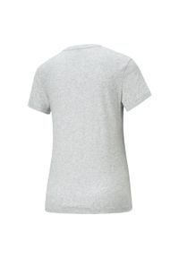 Puma - T-shirt Damski Logo ESS. Kolor: szary