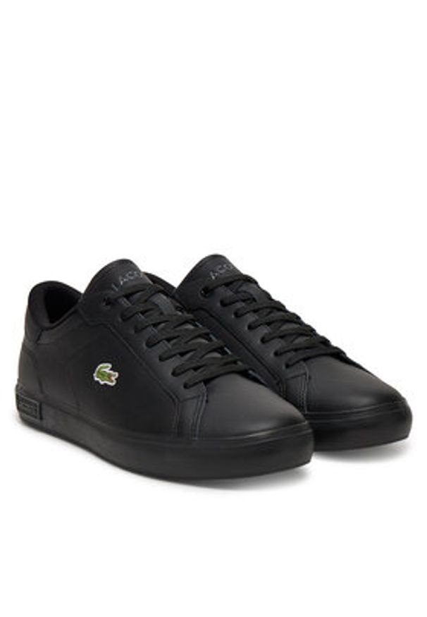 Lacoste Sneakersy Powercourt 7-49SMA0081 Czarny. Kolor: czarny. Materiał: skóra