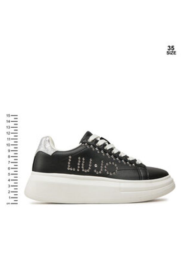 Liu Jo Sneakersy F4755 EX096 Czarny. Kolor: czarny. Materiał: skóra