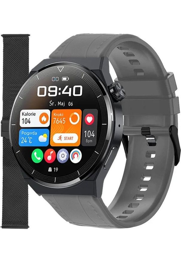 Smartwatch Enter SAT.14.2312.144-SET Szary. Rodzaj zegarka: smartwatch. Kolor: szary
