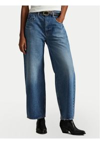 Polo Ralph Lauren Jeansy 211969380001 Niebieski Wide Leg. Kolor: niebieski
