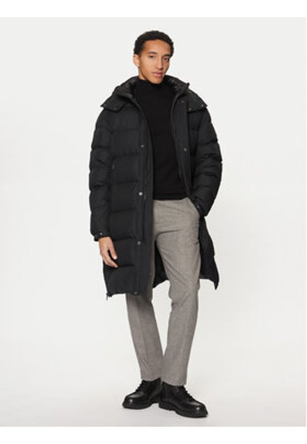 BOSS Kurtka puchowa H-Donden5 50525237 Czarny Regular Fit. Kolor: czarny. Materiał: syntetyk