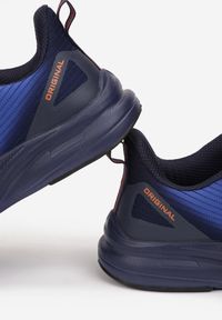 Born2be - Granatowo-Niebieskie Buty Sportowe Typhare. Kolor: niebieski. Materiał: materiał. Szerokość cholewki: normalna