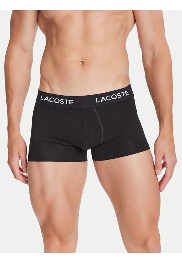 Lacoste Komplet 7 par bokserek 5H2385 Czarny. Kolor: czarny. Materiał: bawełna