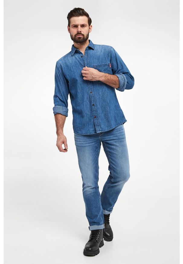 JOOP! Jeans - Koszula męska jeansowa Hajo-W JOOP! JEANS