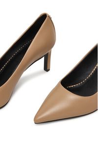 Hugo - HUGO Czółenka Devany_1 50557663 Beżowy. Kolor: beżowy. Materiał: skóra #2