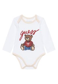 Guess Komplet dziecięcy H5YW12 KA6W4 Beżowy Regular Fit. Kolor: beżowy. Materiał: bawełna #6
