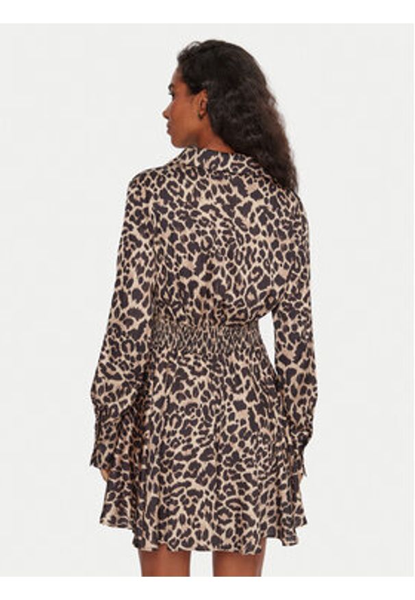 Guess Sukienka koktajlowa W5YK00 WF1T2 Kolorowy Regular Fit. Materiał: syntetyk. Wzór: kolorowy. Styl: wizytowy