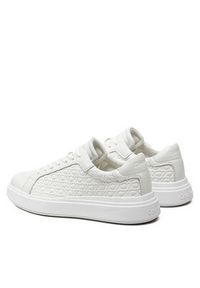 Calvin Klein Sneakersy Low Top Lace Up Lth Mono HM0HM01498 Biały. Kolor: biały. Materiał: skóra #2