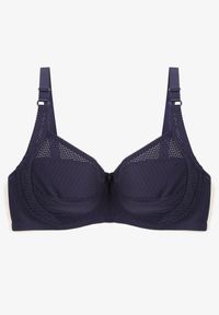 Born2be - Granatowy Biustonosz Typu Full Cup Vikkoria. Kolekcja: plus size. Kolor: niebieski #4