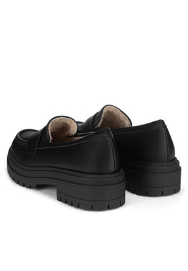 Jenny Fairy Loafersy WS5195-43 Czarny. Kolor: czarny. Materiał: skóra