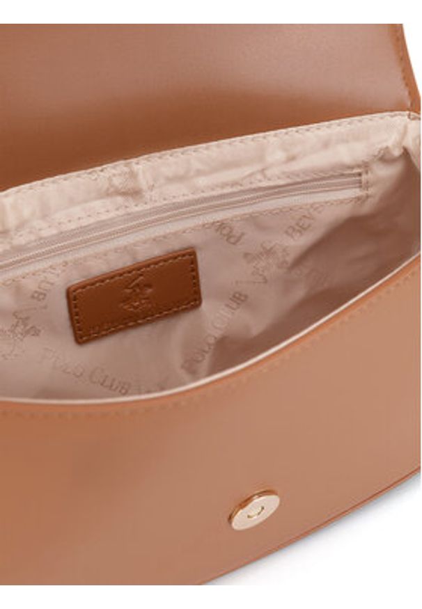 Beverly Hills Polo Club Torebka BHPC-S-001-07 Brązowy. Kolor: brązowy