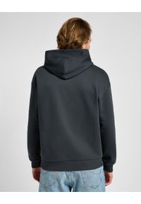 Lee - MĘSKA BLUZA Z KAPTUREM LEE CORE RELAXED HOODIE WASHED BLACK 112355528. Typ kołnierza: kaptur #5