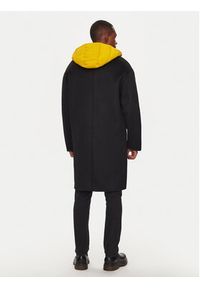 Richmond X Płaszcz wełniany Gliano UMA24089CP Czarny Regular Fit. Kolor: czarny. Materiał: wełna #6