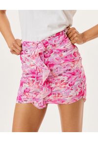 For Love & Lemons - FOR LOVE & LEMONS - Spódnica mini w kwiatowy wzór. Kolor: różowy, wielokolorowy, fioletowy. Wzór: kwiaty #4