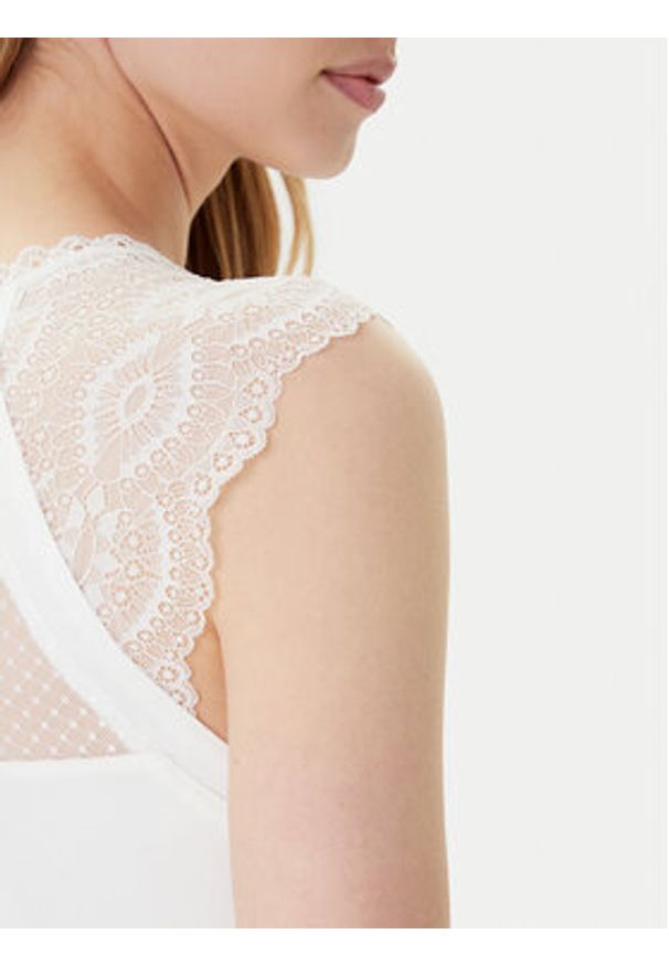 Morgan Bluzka 252-DEMYL Biały Regular Fit. Kolor: biały. Materiał: syntetyk